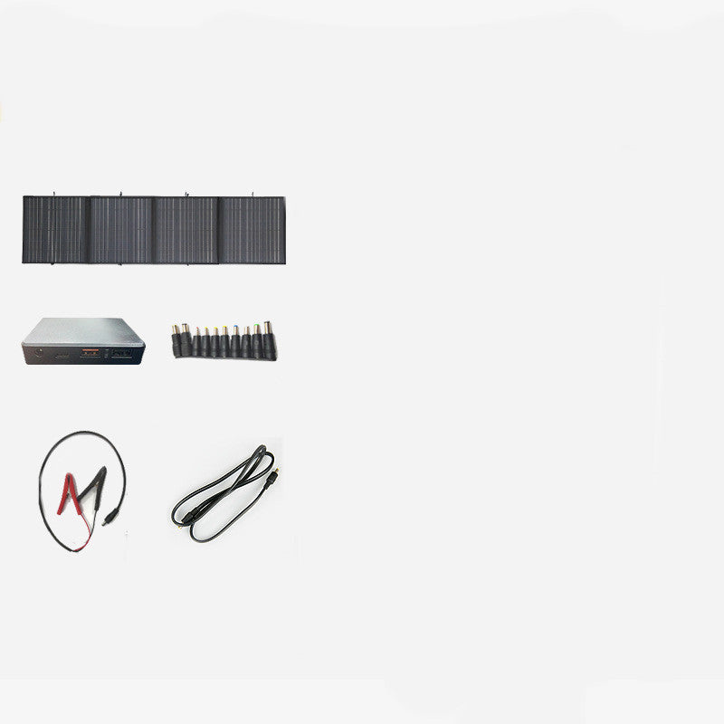 Durable and portable 200W solar panel with secure Anderson plug for outdoor energy solutions.