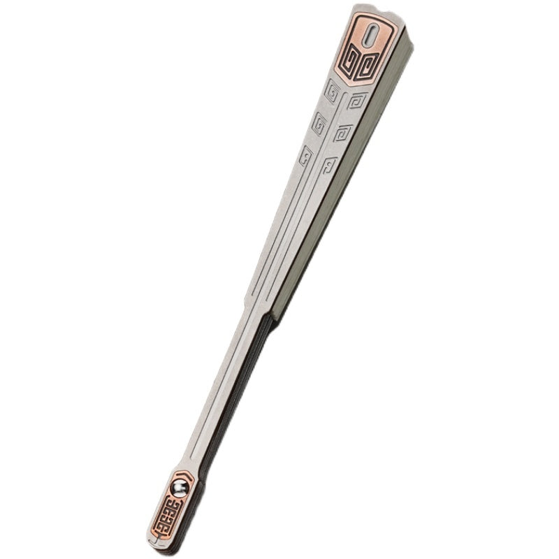 Compact 5-Inch Mini Folding Fan Made from Durable Titanium Alloy