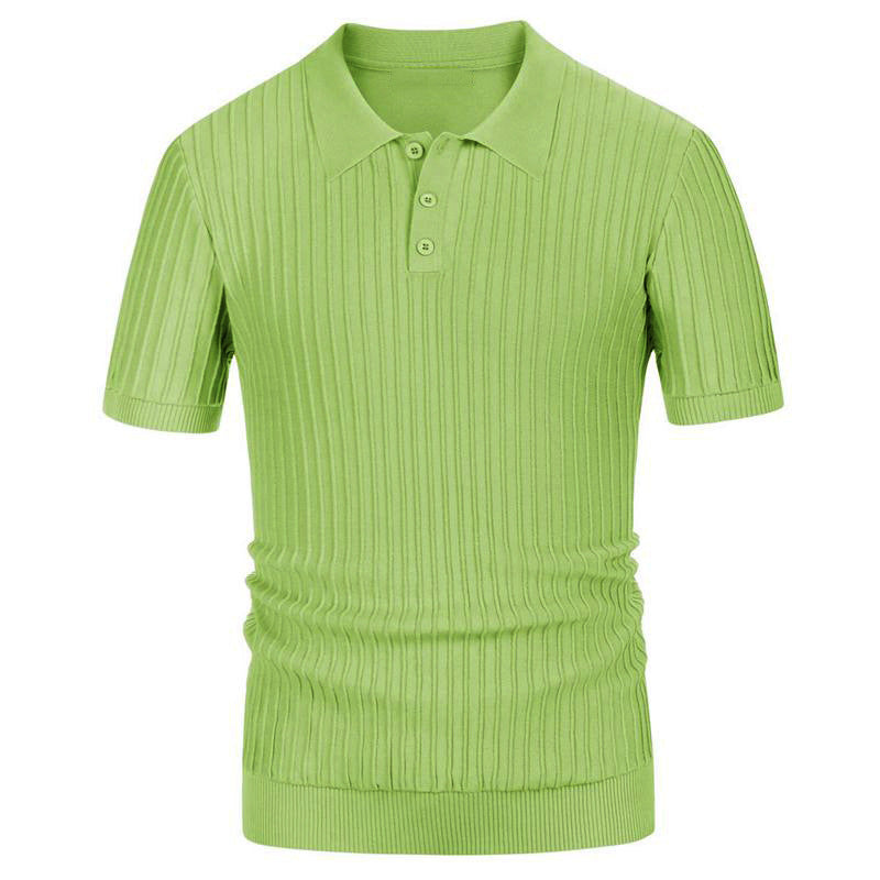 Candy blue sweater back design showing regular fit and short sleeves