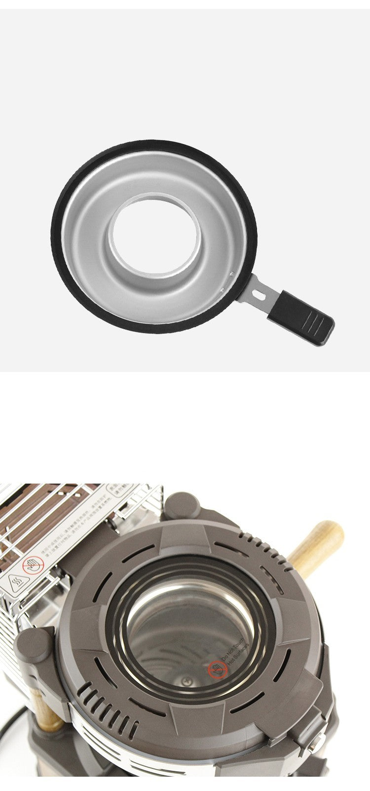 700W retro bean roaster providing consistent heat for perfect coffee roasting.