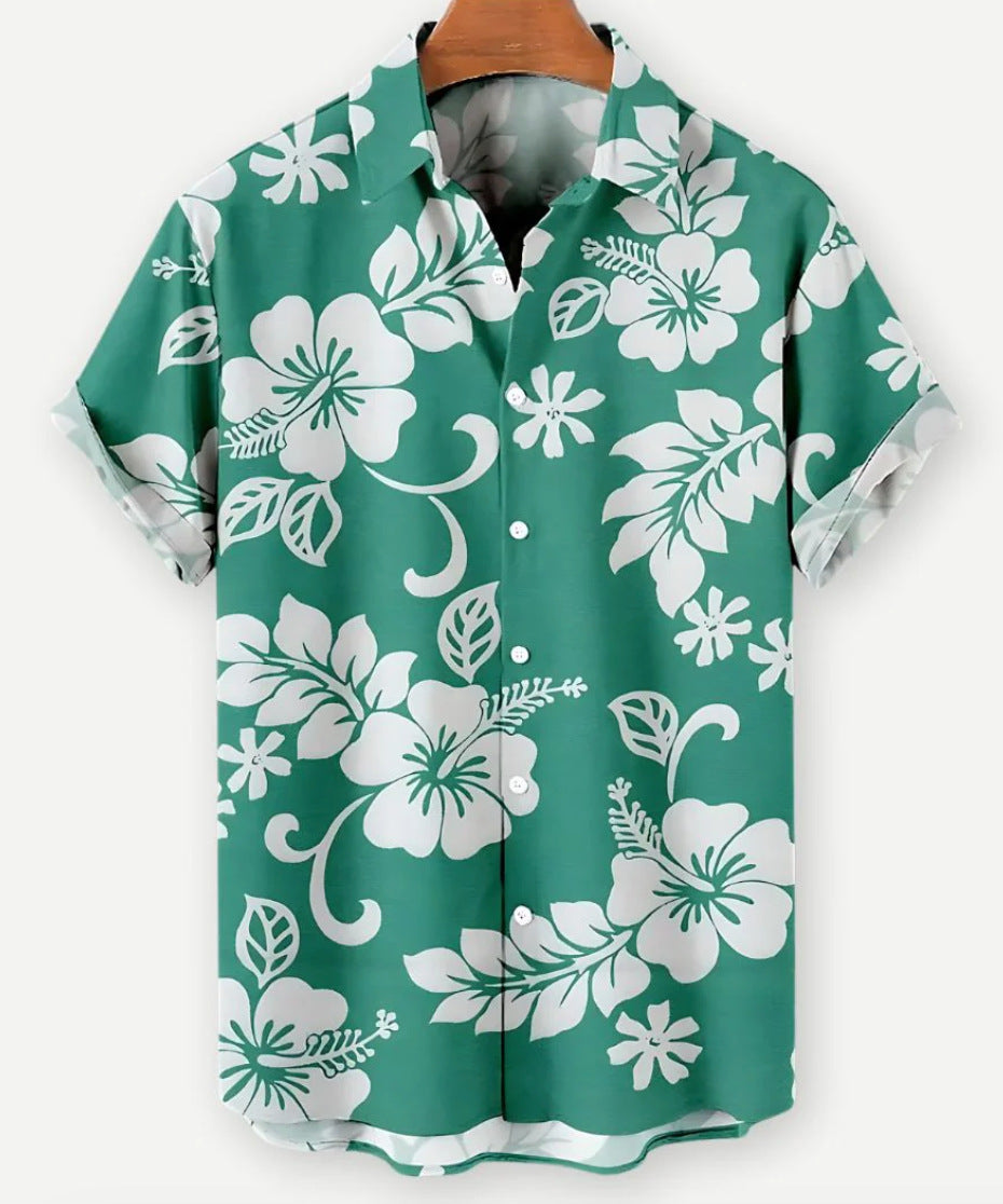 HX_A12 shirt worn loosely with rolled-up sleeves