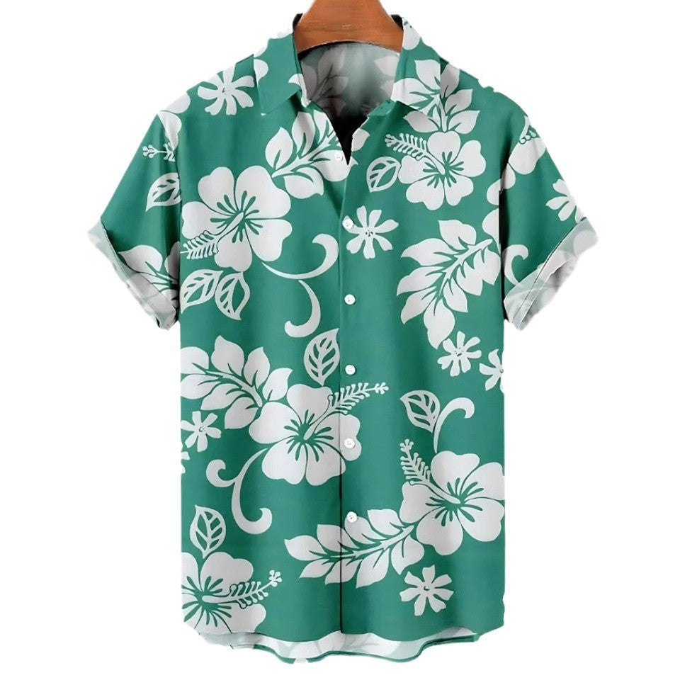 HX_A3 floral shirt styled as summer casualwear for men