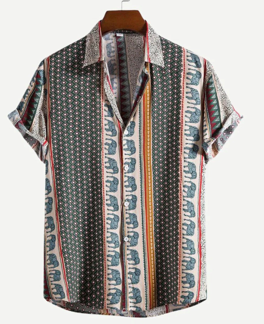 HX_A4 floral shirt outfit for casual summer party look