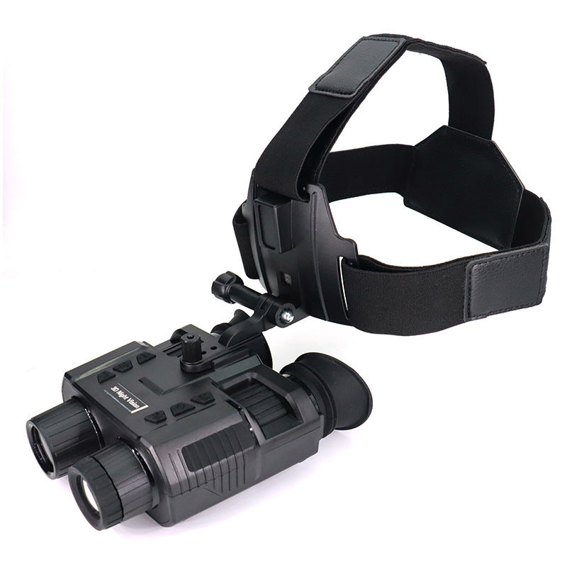 Close-up of HD binoculars highlighting the 25mm objective lens and ergonomic design.