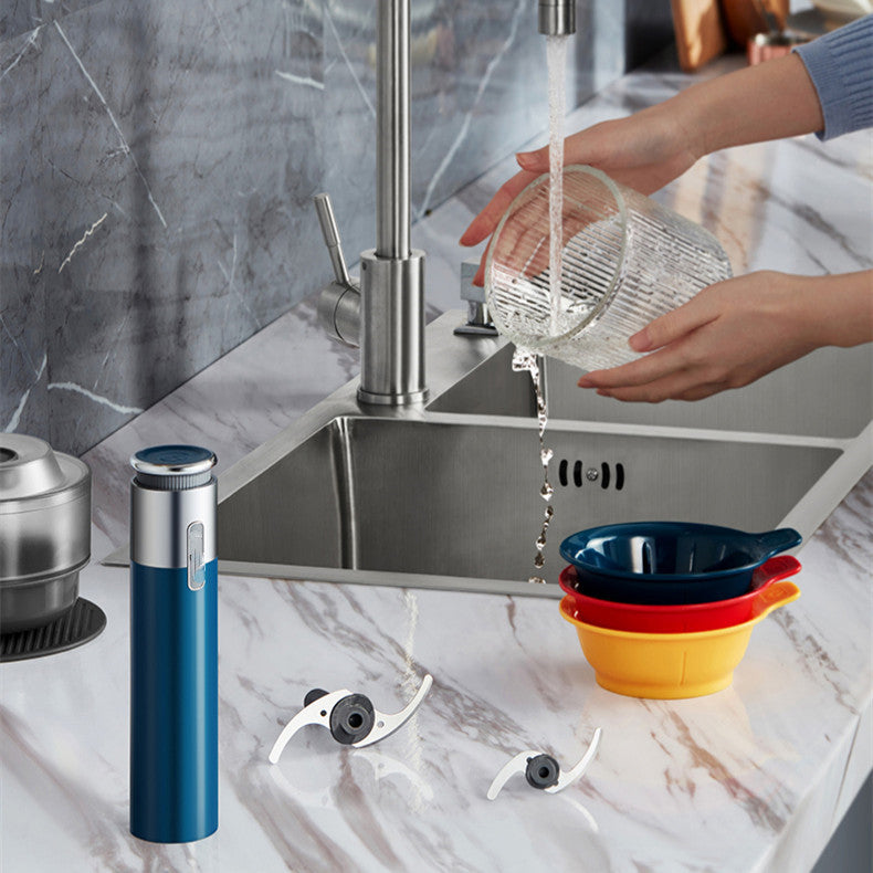 Powerful electric food grinder for effortless chopping, grinding, and puréeing of vegetables and condiments.