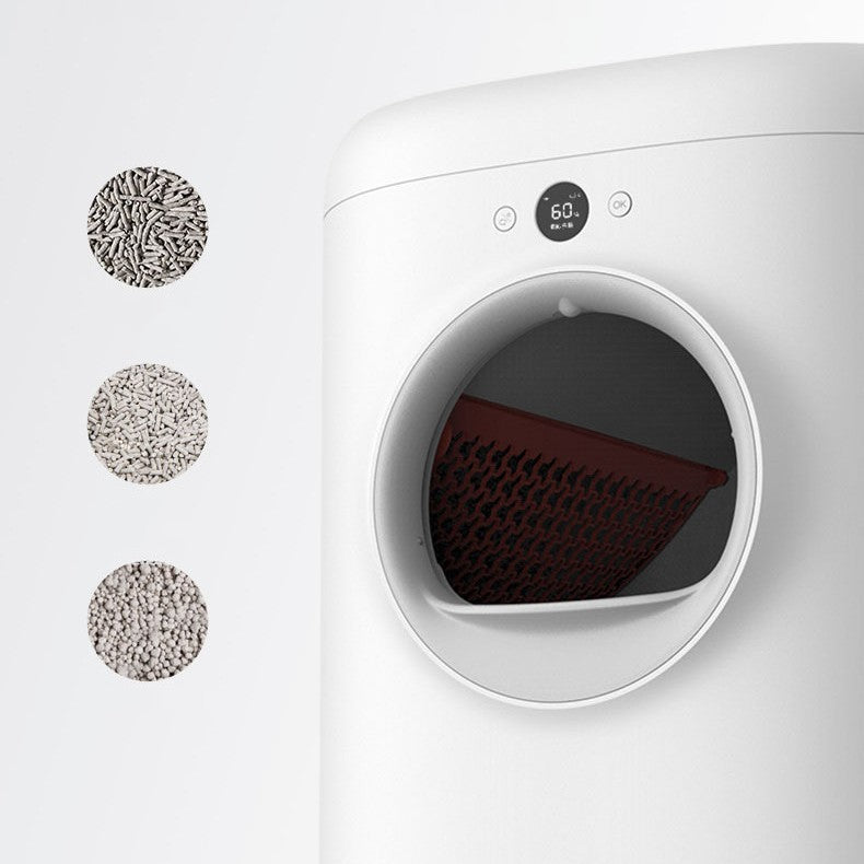 Durable ABS material construction of the Xiaopei Fully Automatic Cat Litter Box.