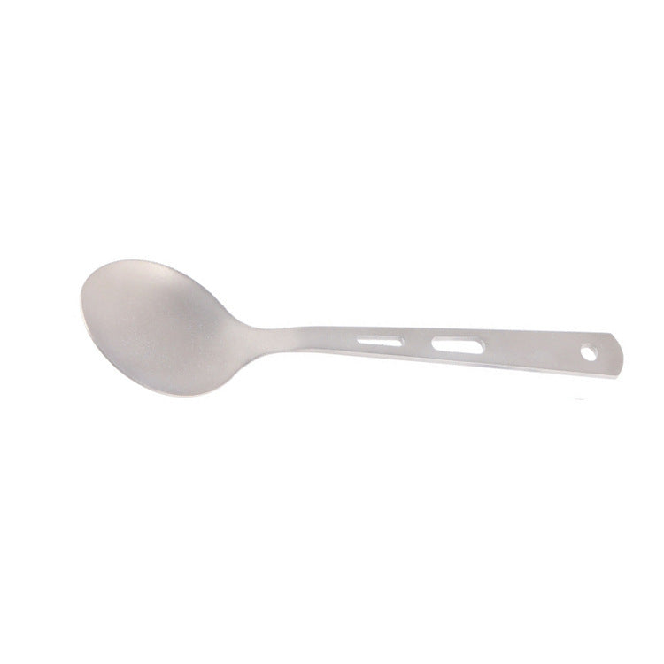 Durable and lightweight titanium fork ideal for camping or outdoor use