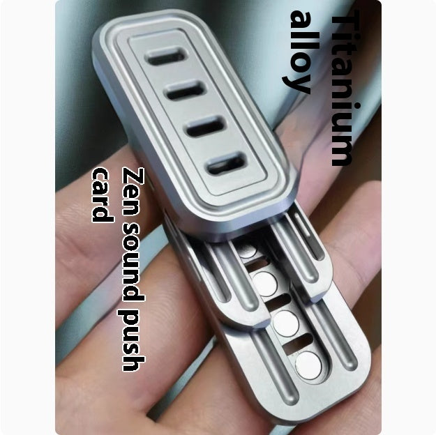 Elegant Packaging of the Titanium Alloy Decompression Toy