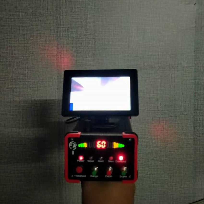 Underground metal detector designed for professional use to locate gold, silver, and diamonds.