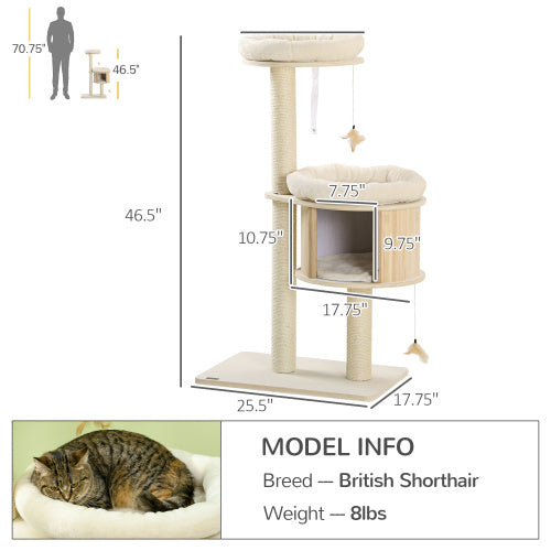 Durable sisal-wrapped posts for scratching and claw maintenance