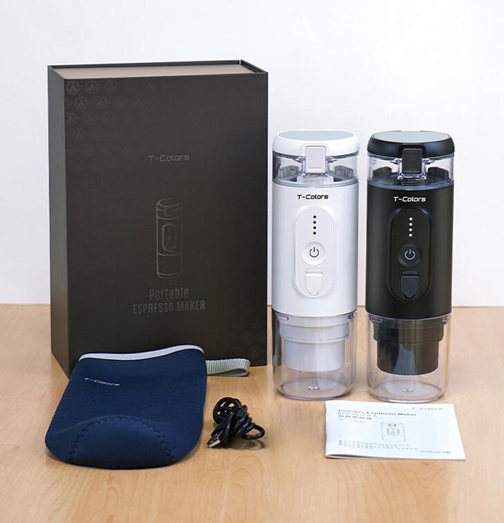 Compact size TitanBrew™ espresso machine ideal for travel