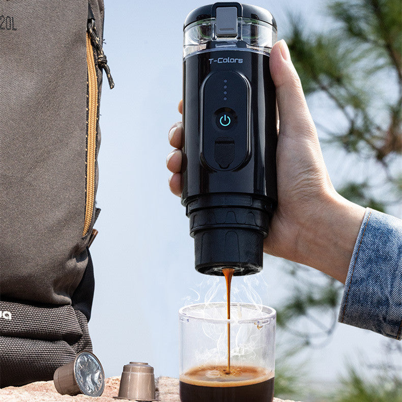 TitanBrew™ showing wireless heating functionality for coffee on the go