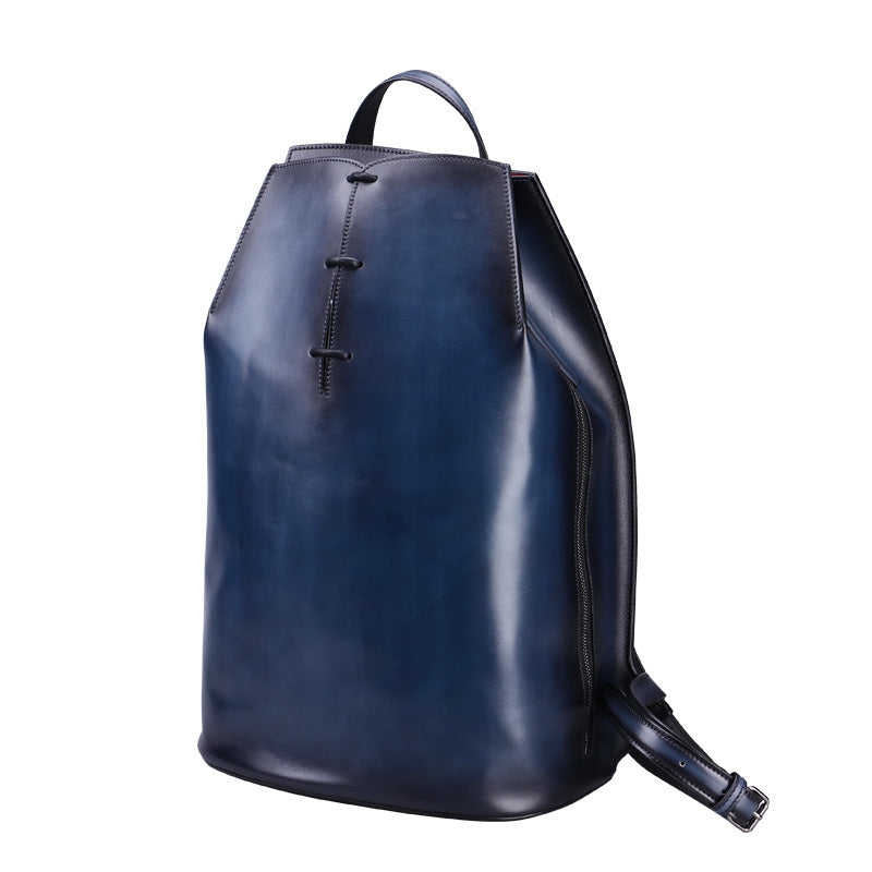 Business Casual Backpack worn on the back, suitable for work and travel.