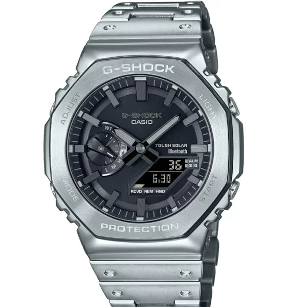 G-SHOCK GM-B2100D-1AJF connected to the CASIO WATCHES app via Bluetooth technology.