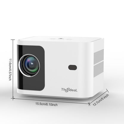 Lightweight and portable HD projector perfect for business presentations and home entertainment.