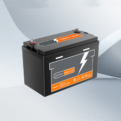 High-performance solar lithium-lead acid battery with a compact design for efficient energy storage.