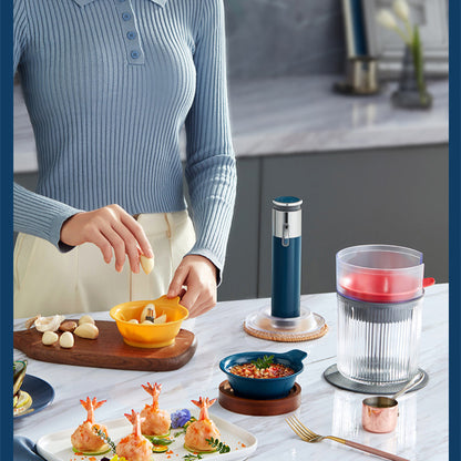 Easy-to-use electric grinder for home cooking, delivering precise results with a single touch.