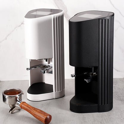 Full view of the Electric Coffee Powder Press with a sleek aluminum alloy design.