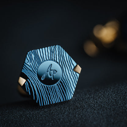 Premium Gift Box for French Blue Gold Cufflinks – Perfect Gift for Men