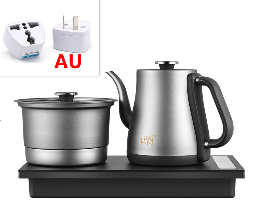 Pure Titanium Electric Kettle showcasing energy efficiency Level 1 certification.