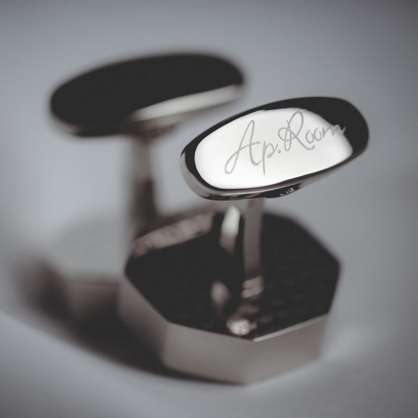 Premium Packaging of French Silver Black Cufflinks – Perfect Gift for Him