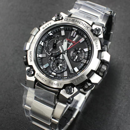 Front view of G-SHOCK MTG-B3000D-1AJF showcasing its bold and durable design.