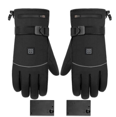 Heated gloves designed for extreme cold weather, providing high performance and long-lasting warmth.