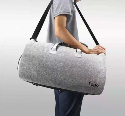 Inside view of multiple compartments for ties, documents, and gear