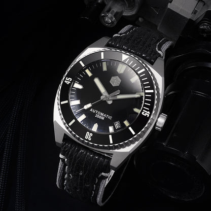 Limited edition mechanical watch paired with casual wear, ideal for versatile use.
