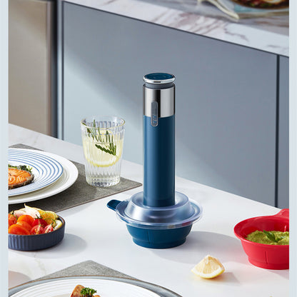 Versatile home grinder for making fresh sauces, condiments, and finely ground spices with ease.