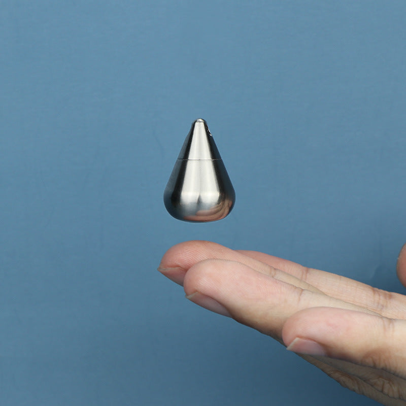 High-quality titanium outdoor vial with a stylish and durable silver design.