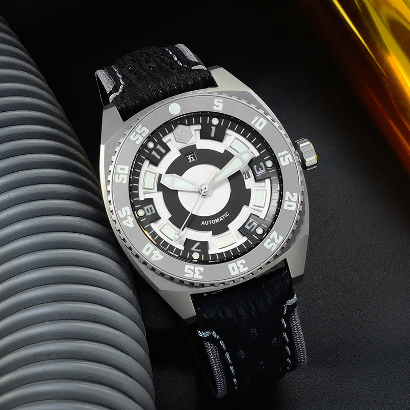 Sophisticated mechanical watch worn in a professional setting, highlighting its timeless design.
