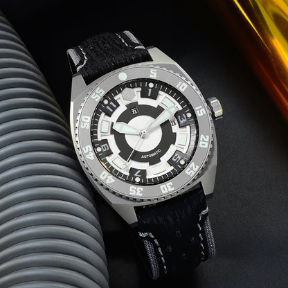 Sophisticated mechanical watch worn in a professional setting, highlighting its timeless design.