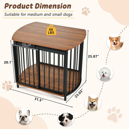 Close-up of metal mesh panel for airflow and visibility in dog crate