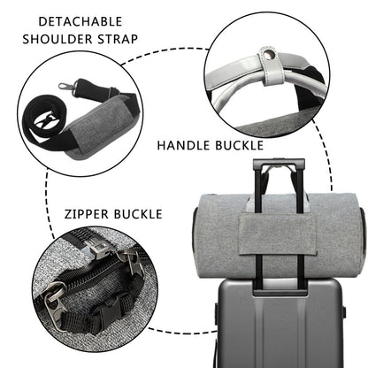 Close-up of durable nylon fabric with water-resistant finish