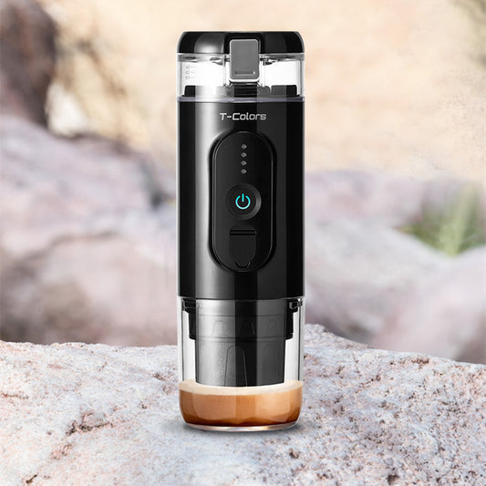Front view of TitanBrew™ portable wireless espresso machine