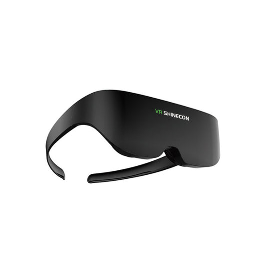 Front view of VisionCore™ 4K Smart VR Glasses with sleek head-mounted design